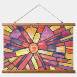 The Sun and the Light 吊り下げ型タペストリー