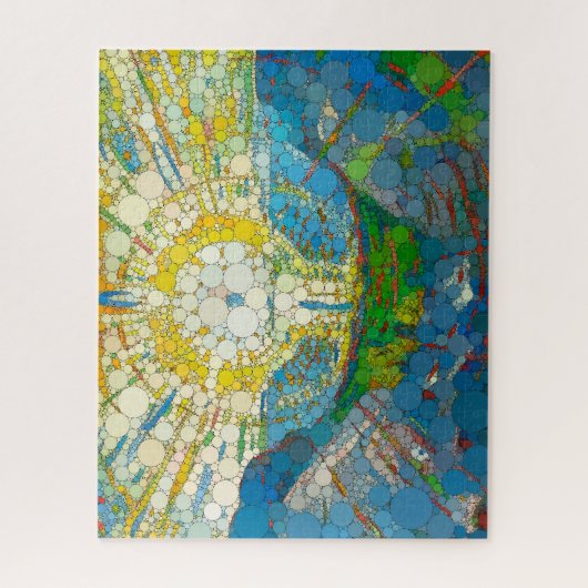 The Sun, Infinity Dots by After William Morris ジグソーパズル (縦)