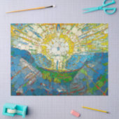 The Sun, Infinity Dots by After William Morris 薄葉紙 (クラフト)