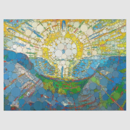 The Sun, Infinity Dots by After William Morris 薄葉紙 (正面)