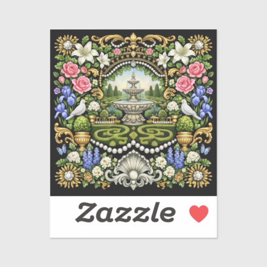 The Sun King Versailles Inspired Garden  シール (シート)