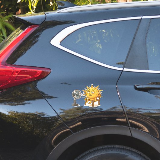 The Sun on a Hot Break シール (車体側面)