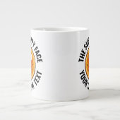 The Sun Personalized Custom Happy Face Giant Mug ジャンボコーヒーマグカップ (正面)