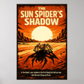 The Sun Spider’s Shadow Desert Art ポスター (正面)