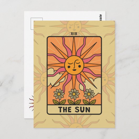 The Sun - Tarot ポストカード (正面/裏面)