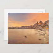 The sunset at Agios Nikolaos in Syros island ポストカード (正面/裏面)