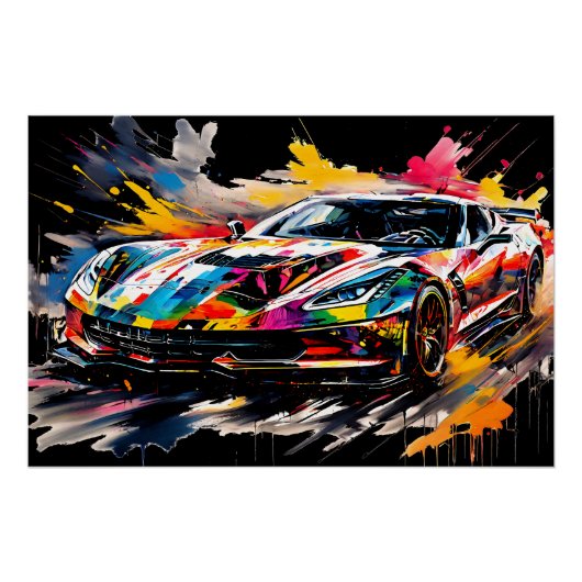 The Supercar in Motion ポスター (正面)