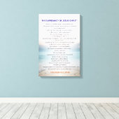 The Supremacy Of Jesus Christ - Colossians 1:15-20 キャンバスプリント (インサイチュ (ウッドフロア))