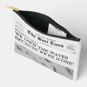 The Surf Times新聞 私たちは波を制する アクセサリーポーチ (見開き)
