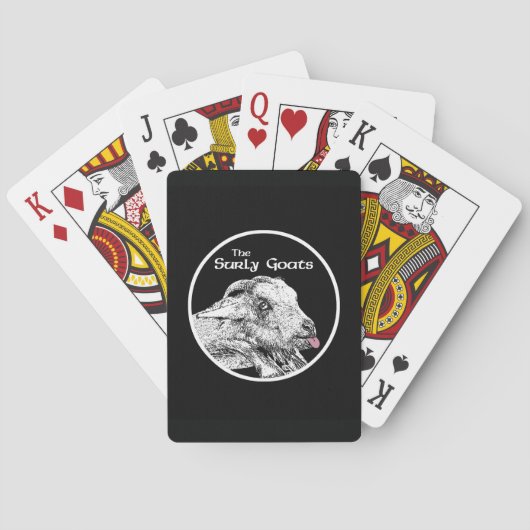 The Surly Goats Dartboard トランプ (裏面)