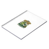 The Swamp Pub Frog St.Patrick's Day ノートブック (左側)