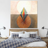 The Swan, Group IX, No.12 by Hilma af Klint キャンバスプリント (インサイチュ (寝室))