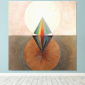 The Swan, Group IX, No.12 by Hilma af Klint キャンバスプリント (インサイチュ (ウッドフロア))