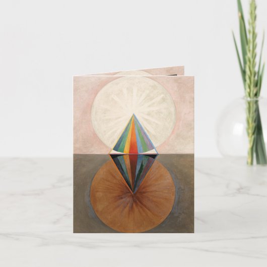 The Swan, Group IX, No.12 by Hilma af Klint サンキューカード (正面)