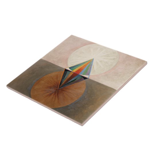 The Swan, Group IX, No.12 by Hilma af Klint タイル (側面)