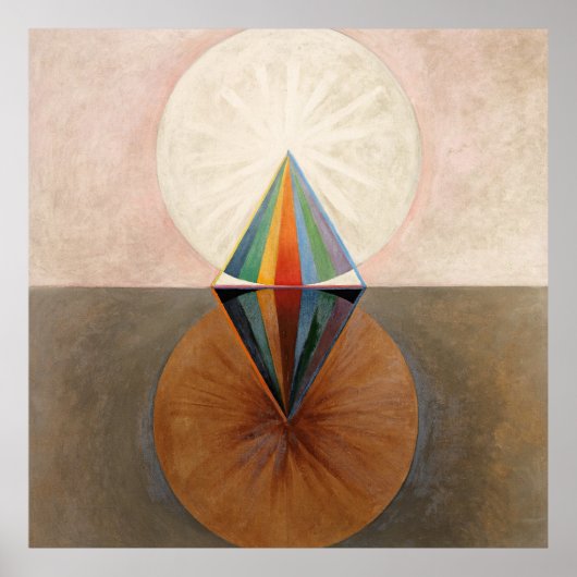 The Swan, Group IX, No.12 by Hilma af Klint ポスター (正面)