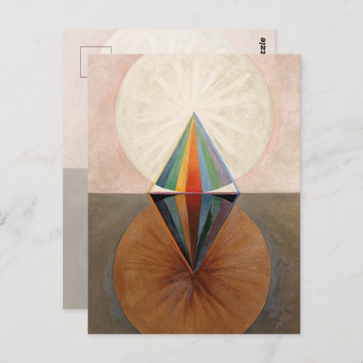 The Swan, Group IX, No.12 by Hilma af Klint ポストカード (正面/裏面)