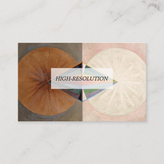 The Swan, Group IX, No.12 by Hilma af Klint 名刺 (正面)