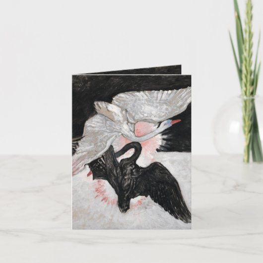 The Swan, Group IX, No.2 by Hilma af Klint サンキューカード (正面)