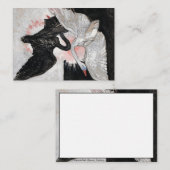 The Swan, Group IX, No.2 by Hilma af Klint ノートカード (正面/裏面)