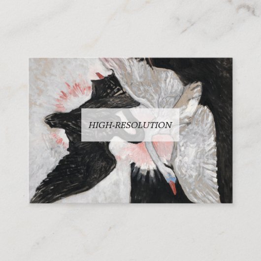 The Swan, Group IX, No.2 by Hilma af Klint 名刺 (正面)