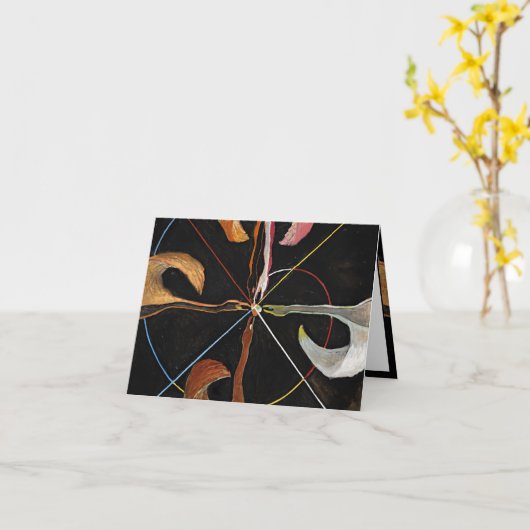 The Swan, Group IX, No.7 by Hilma af Klint カード (黄色い花)