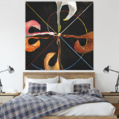 The Swan, Group IX, No.7 by Hilma af Klint キャンバスプリント (インサイチュ (寝室))