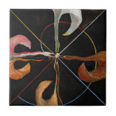 The Swan, Group IX, No.7 by Hilma af Klint タイル (正面)