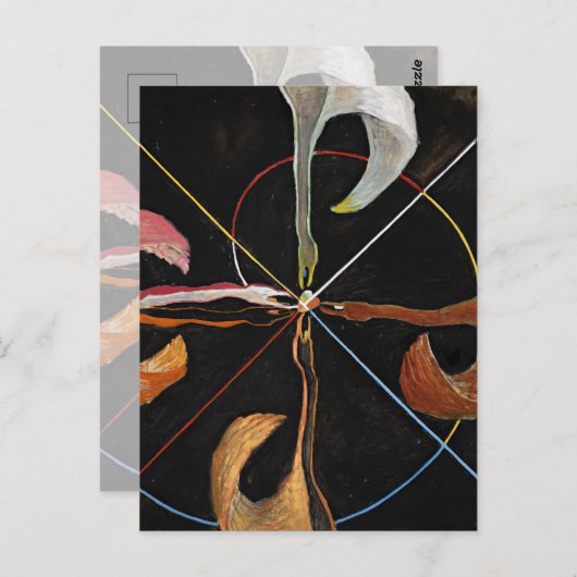 The Swan, Group IX, No.7 by Hilma af Klint ポストカード (正面/裏面)