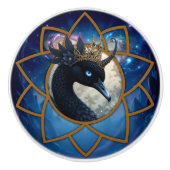 The Swan Who Guards the Moon.  セラミックノブ (正面)