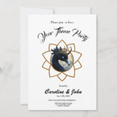 The Swan Who Guards the Moon.   招待状 (正面)