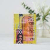 The Sweet Treat Mixed Media Collage ポストカード (スタンド正面)