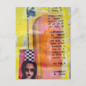 The Sweet Treat Mixed Media Collage ポストカード (正面)