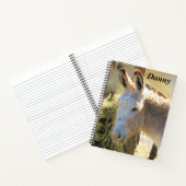 The Sweetest Donkey Ever パーソナライズされた Notebook ノートブック (内部)