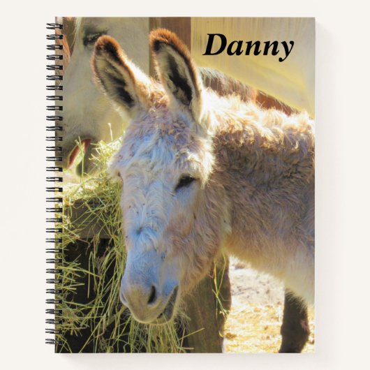 The Sweetest Donkey Ever パーソナライズされた Notebook ノートブック (正面)
