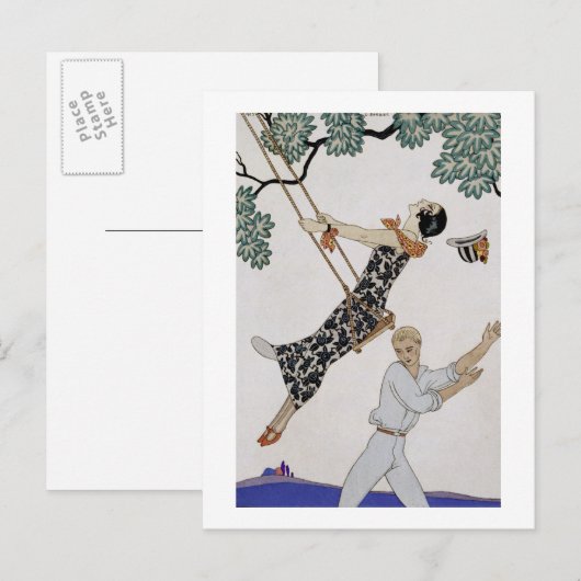 The Swing（1920年代） ポストカード (正面/裏面)