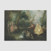 The Swing by Nicolas Lancret 薄葉紙 (正面)