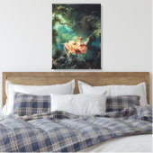 The Swing, The Happy Accidents of the Swing キャンバスプリント (インサイチュ (寝室))