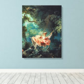 The Swing, The Happy Accidents of the Swing キャンバスプリント (インサイチュ (ウッドフロア))