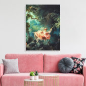 The Swing, The Happy Accidents of the Swing キャンバスプリント (インサイチュ (リビング))