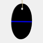 The Symbolic Thin Blue Line Statement セラミックオーナメント (右)