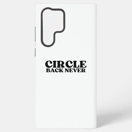 The System Firewall | Circle Back Never Samsung Galaxyケース (裏面)