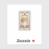The Taco Tarot Card Funny Taco Lover Tacos Mexican シール (シート)