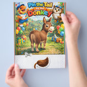 The tail on the donkey party bag game sheet チラシ (手)