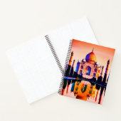 The Taj Mahal Against a Sunset Sky Journal ノートブック (内部)