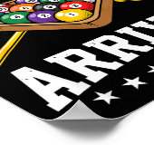 The Talent Has Arrived Funny Billiards Ol Player  ポスター (角)