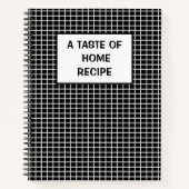 the taste of home recipe ノートブック (正面)