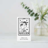 The Tattoo Artist Tarot Business Card 名刺 (スタンド正面)