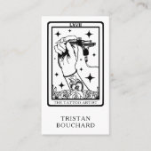 The Tattoo Artist Tarot Business Card 名刺 (正面)