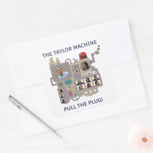 The Taylor Machine スクエアシール (封筒)